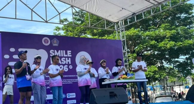 Wali Kota Kendari Buka Bakti Sosial HUT PDGI ke-76 yang Dirangkaikan dengan Run Smile Dash 2026