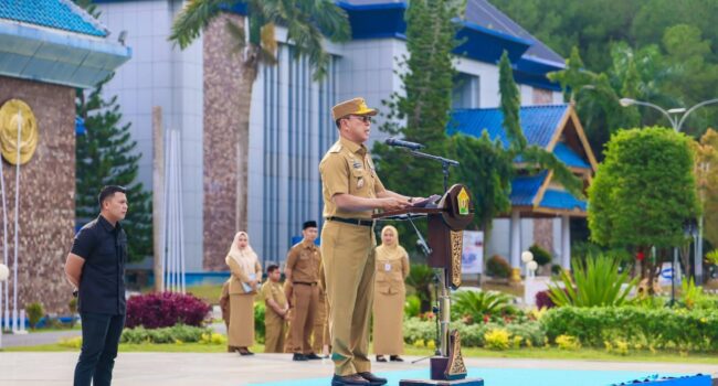 Gubernur Sultra Tekankan Efisiensi Anggaran dan Disiplin Aparatur