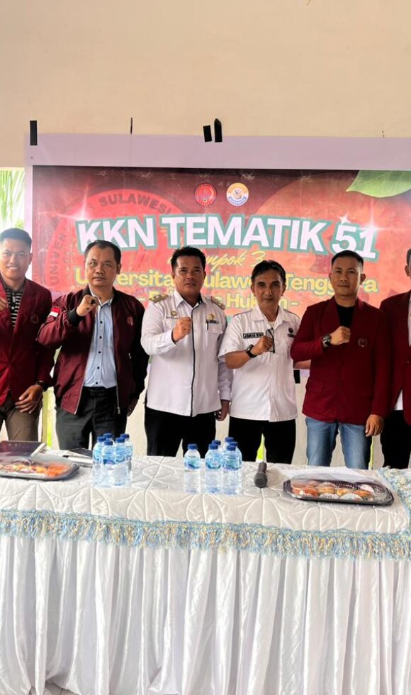Kelurahan Wuawua Sambut Mahasiswa KKN Tematik Hukum Unsultra