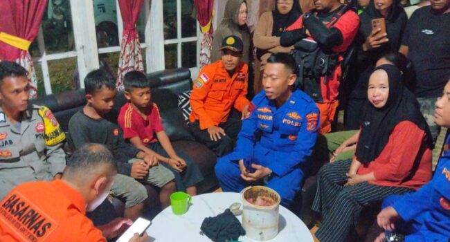 Sempat Hanyut Saat Memancing, Tiga Bocah di Perairan Tanggetada Kolaka Ditemukan Selamat