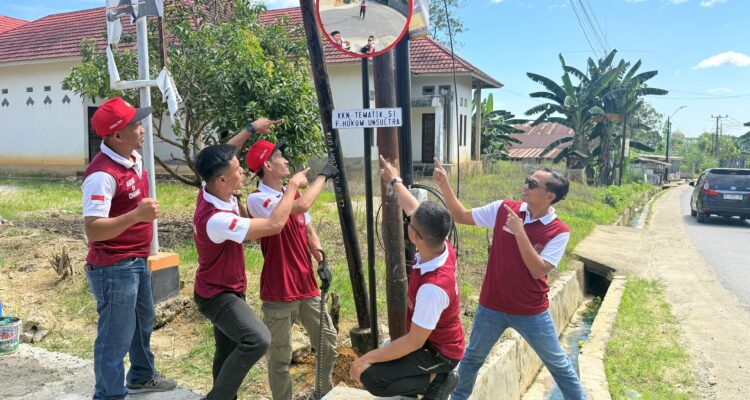 Ikhtiar Mahasiswa Hukum Unsultra Menjaga Nyawa di Tikungan Jalan