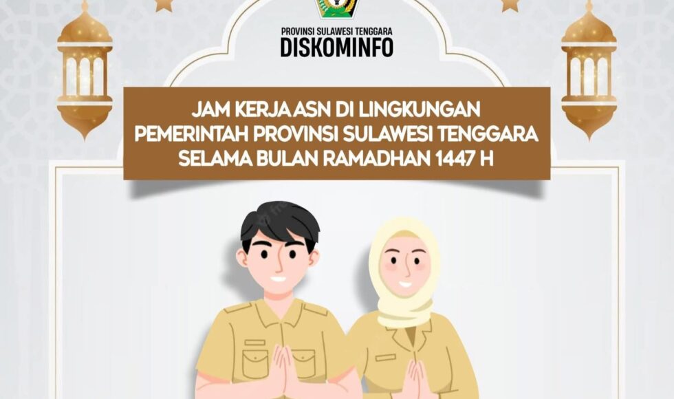 Pemprov Sultra Sesuaikan Jam Kerja ASN Selama Ramadan, Pelayanan Publik Dipastikan Tetap Optimal