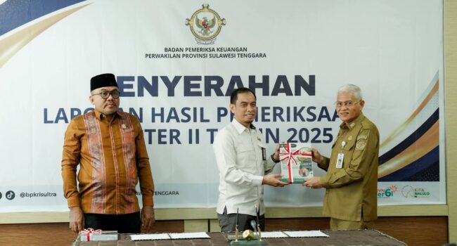 Gubernur Sultra Apresiasi Laporan Hasil Pemeriksaan Kinerja Pemerintah Daerah