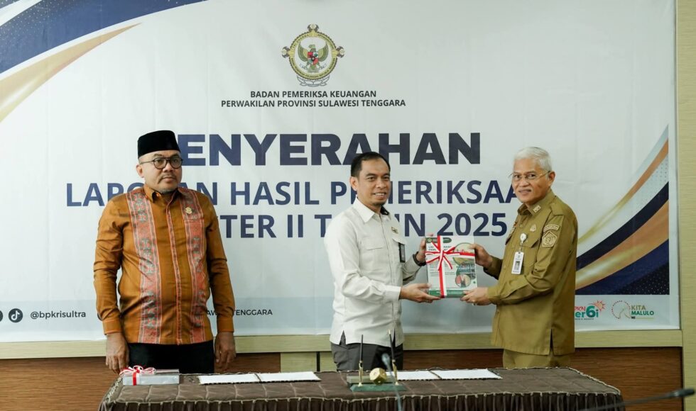 Gubernur Sultra Apresiasi Laporan Hasil Pemeriksaan Kinerja Pemerintah Daerah