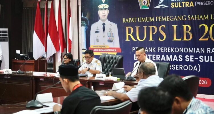 Sinergi Ekonomi Daerah, Plt. Bupati Koltim Hadiri RUPS-LB BPR Bahteramas di Kendari