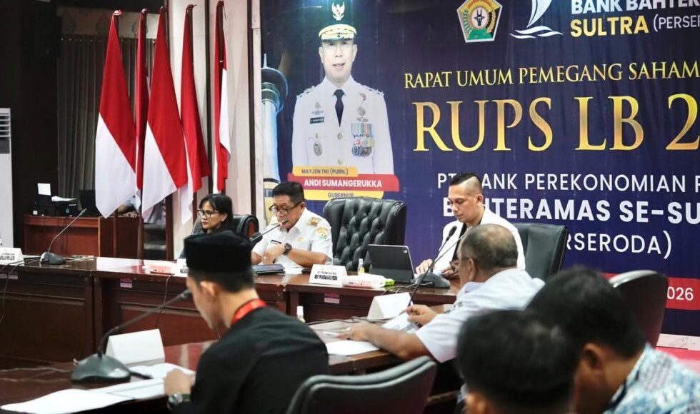 Sinergi Ekonomi Daerah, Plt. Bupati Koltim Hadiri RUPS-LB BPR Bahteramas di Kendari