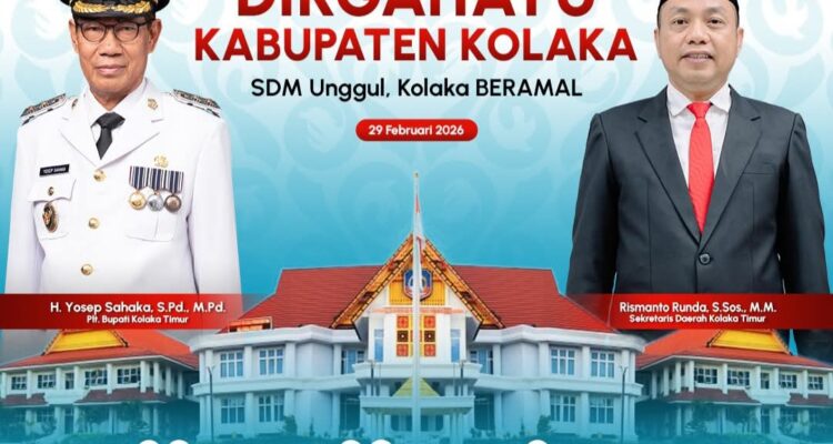 Pemkab Koltim Dorong Sinergi dan Kolaborasi Antardaerah di HUT ke 66 Tahun Kolaka