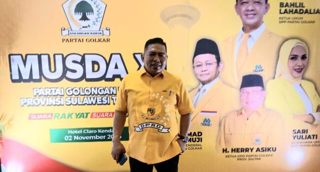 AMS Dorong Ismail Nushar Pimpin Golkar Kolaka di Musda