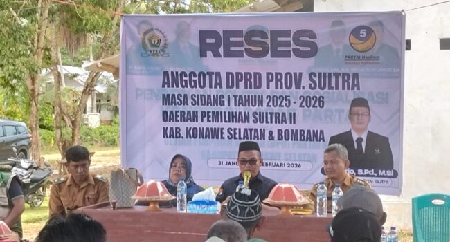 Jemput Aspirasi di Andoolo, Suparjo Kawal Usulan Infrastruktur Warga Ataku