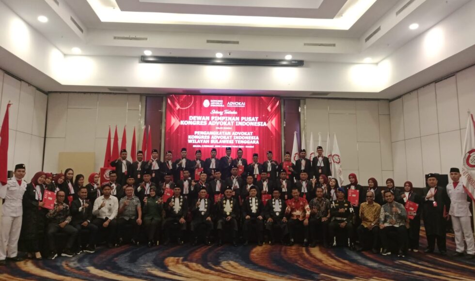 DPD Kongres Advokat Sultra Terbaik se Indonesia