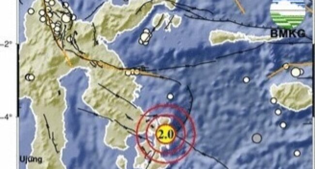 Sultra Diguncang Tiga Gempa Beruntun dalam Sehari, Buton Utara dan Kolaka Timur Jadi Titik Guncangan
