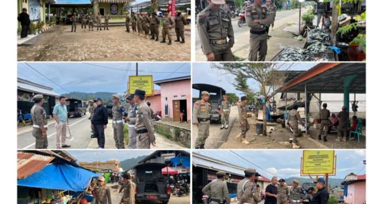 Tertibkan Estetika Kota, Pemkab Bombana Sosialisasi Larangan Pasar Ilegal di Rumbia Tengah
