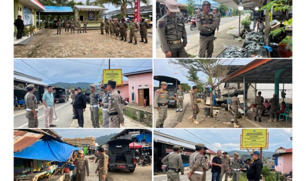 Tertibkan Estetika Kota, Pemkab Bombana Sosialisasi Larangan Pasar Ilegal di Rumbia Tengah