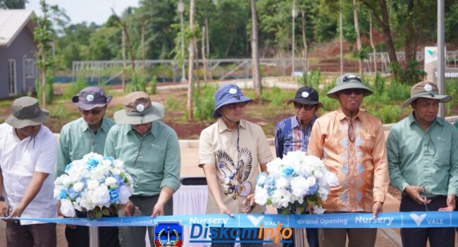 Bupati Kolaka Resmikan Nursery PT Vale di Kebun Raya