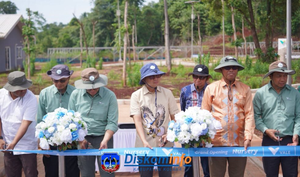 Bupati Kolaka Resmikan Nursery PT Vale di Kebun Raya