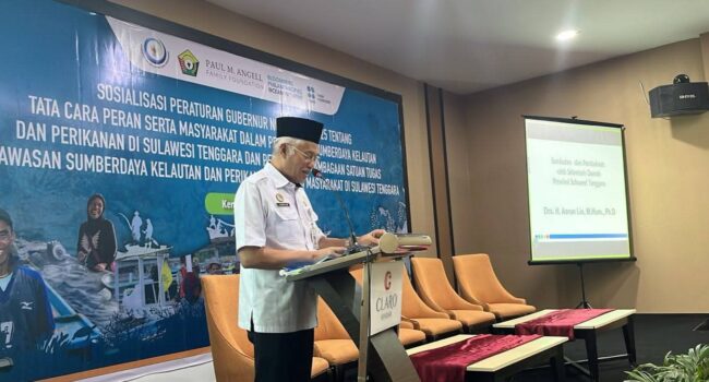 Wakili Gubernur, Sekda Resmi Buka Sosialisasi Pergub Kelautan