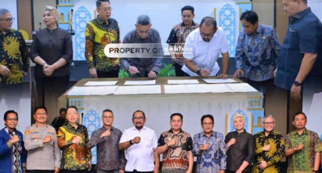 Rapat Penandatanganan Addendum MoU Hibah Aset PT. BMR kepada Pemkab Bombana